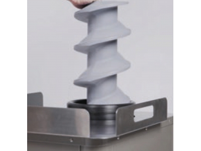 Helezonlu hamur yuvarlama makinesi