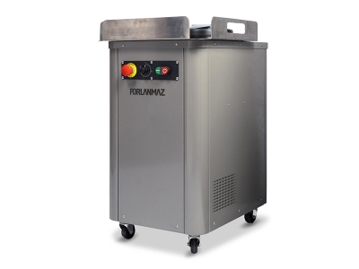 Auger dough rounder